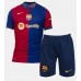 Camisa de time de futebol Barcelona Lamine Yamal #19 Replicas 1º Equipamento Infantil 2024-25 Manga Curta (+ Calças curtas)